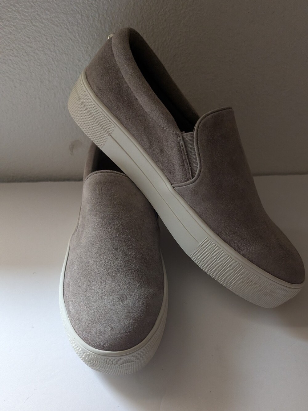 Steve Madden Women's s Slip-On Suede Sneakers in Taupe